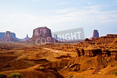 Fototapete Amerikanische Wüste und Berge