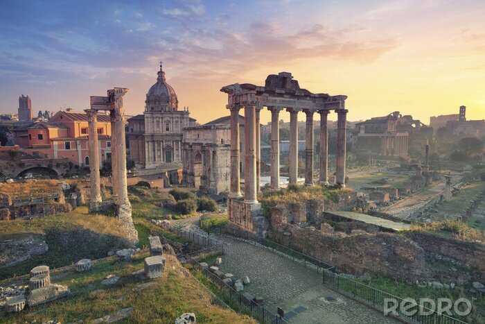 Fototapete Antike Ruinen in Rom