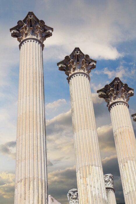 Fototapete Antike Säulen in Rom