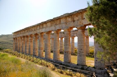 Fototapete Antike Säulen in Sizilien