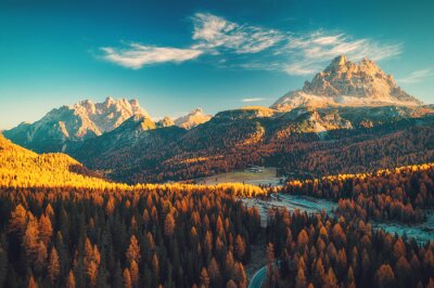 Fototapete Antornosee in den Dolomiten