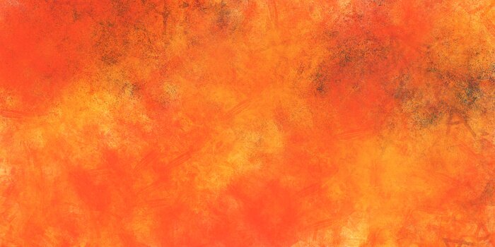 Fototapete Aquarell orangefarbene Aura-Textur