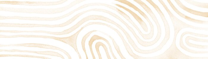 Fototapete Aquarell Tribal in Beige