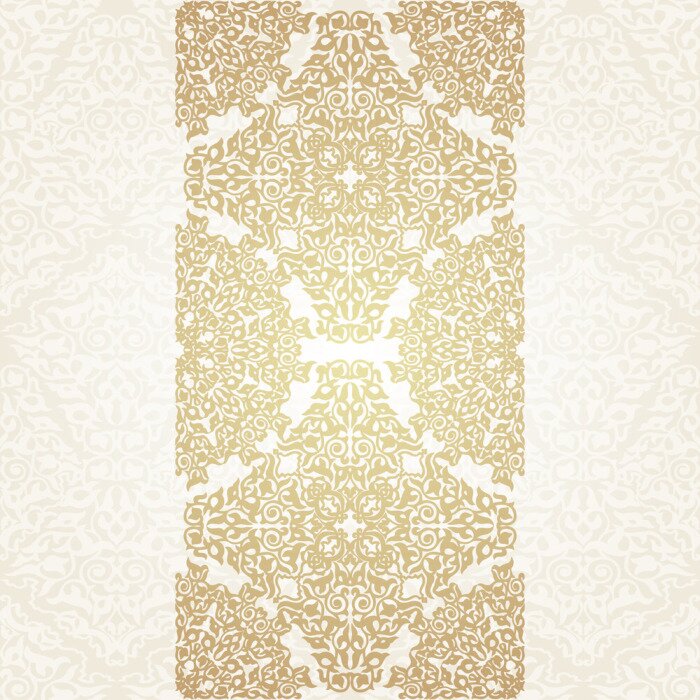 Fototapete Arabisches rundes Muster