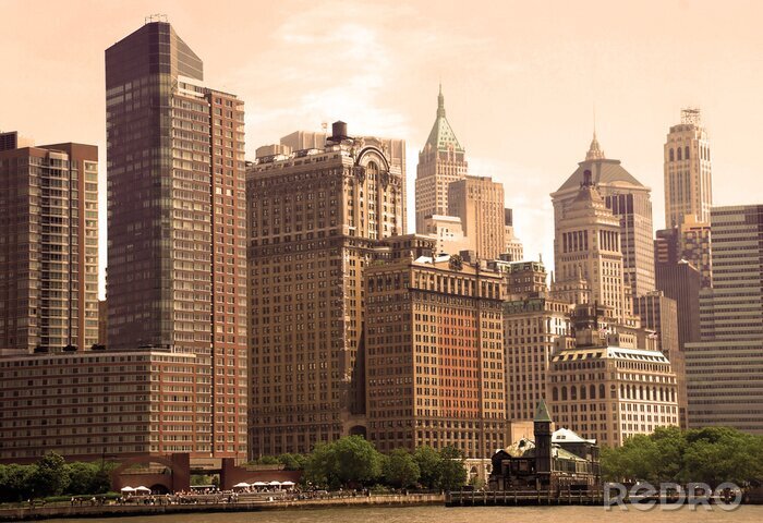 Fototapete Architektonische Landschaft von New York City