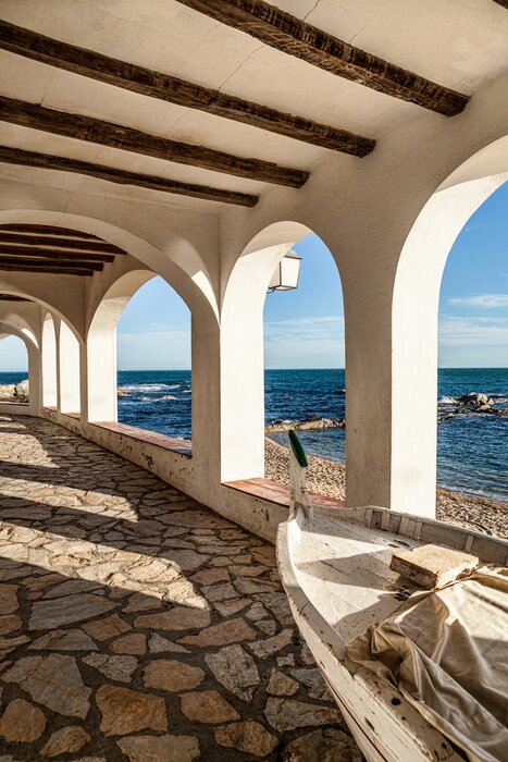 Fototapete Architektur an der Costa Brava