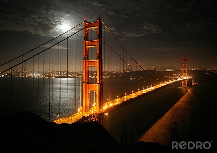 Fototapete Architektur der Golden Gate Bridge