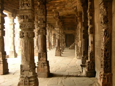 Architektur der Korridore der alten Weisheit