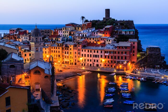 Fototapete Architektur der Stadt am Ozean