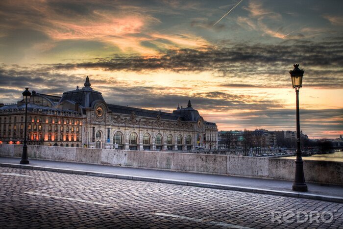 Fototapete Architektur des französischen Museums