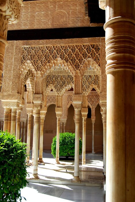 Fototapete Architektur im schönen Garten