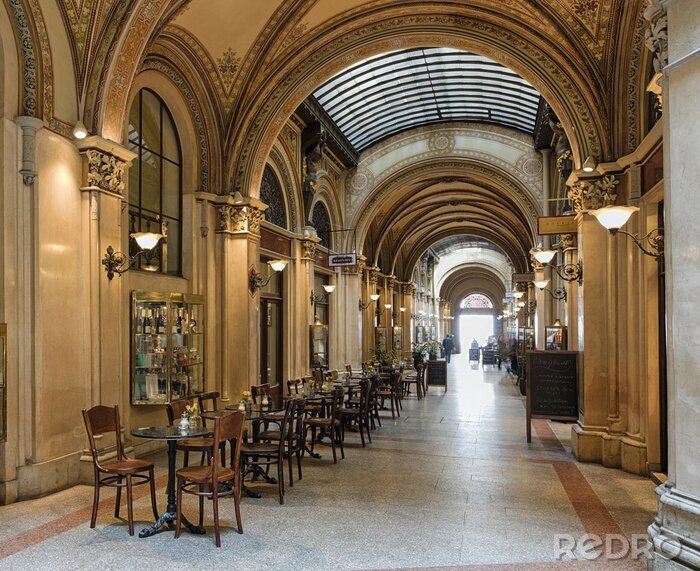 Fototapete Architektur im Wiener Café