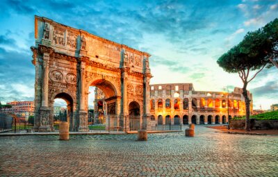 Fototapete Architektur mit Koloseum
