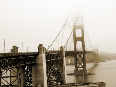 Fototapete Architektur San Francisco im Nebel