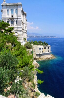 Fototapete Architektur und Meer in Monaco