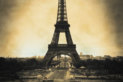 Architektur von Paris in Sepia