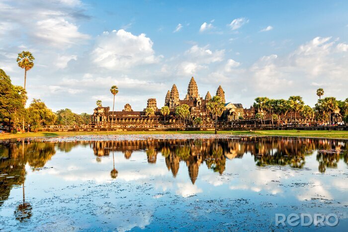 Fototapete Asiatische Tempelanlage Angkor Wat in Kambodscha