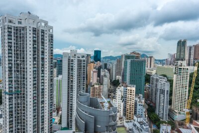 Fototapete Asien Metropole Hongkong