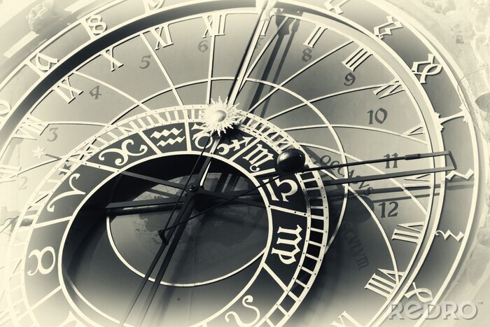 Fototapete Astronomische Uhr