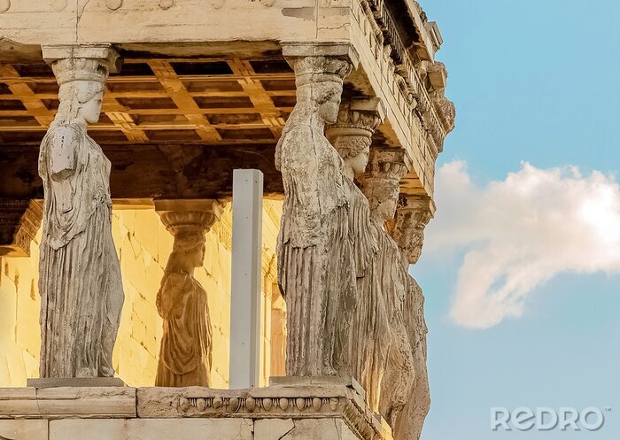 Fototapete Athen-Architektur Säulen wie Skulpturen