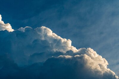 Fototapete Aufhellende Wolken