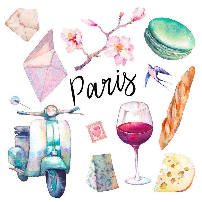 Fototapete Ausflug nach Paris