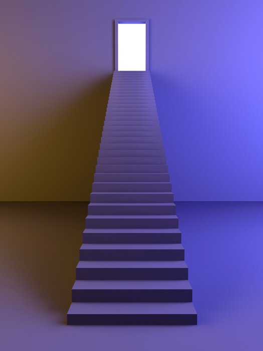 Fototapete Ausgang ins Licht