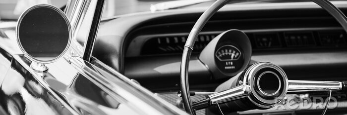 Fototapete Auto im Retro-Stil