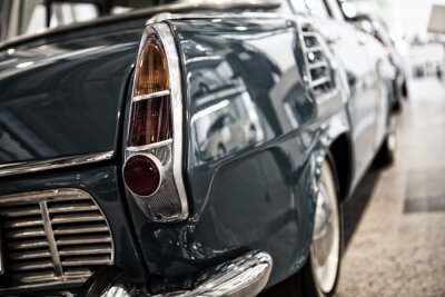 Fototapete Autoaufnahme auf Vintage Detail des Autos