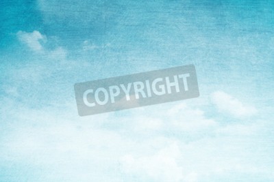 Fototapete Azurblauer Pastell-Himmel