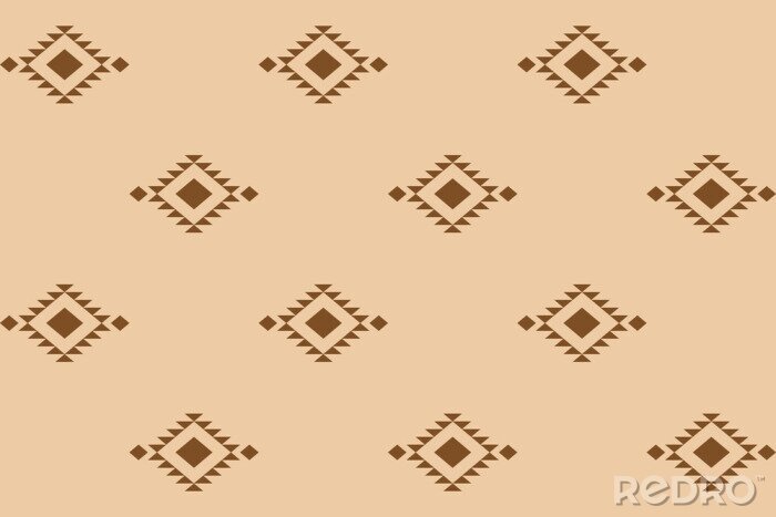 Fototapete background of traditional tribal pattern