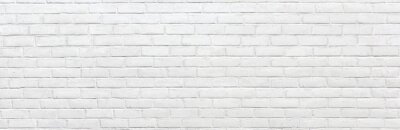 Fototapete Backstein weiß schief geschnitten