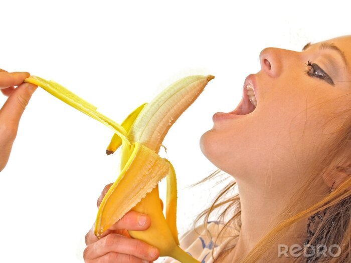 Fototapete Banane essen