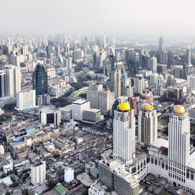 Fototapete Bangkok in Grautönen