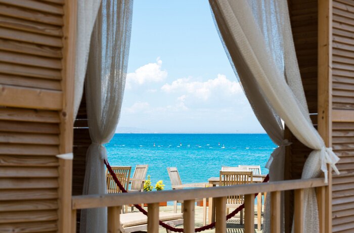 Fototapete Bar am strand