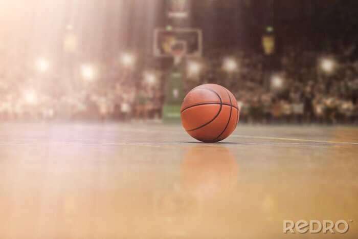 Fototapete Basketball am Feld
