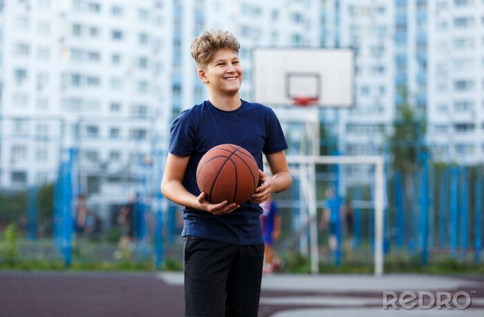 Fototapete Basketball für Kinder