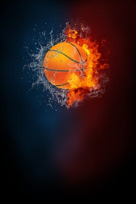 Basketball in Feuer und Wasser