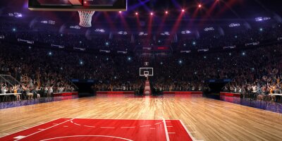 Fototapete Basketball platz