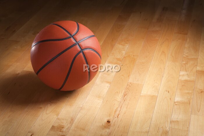 Fototapete Basketball von oben