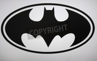 Fototapete Batman-Schild
