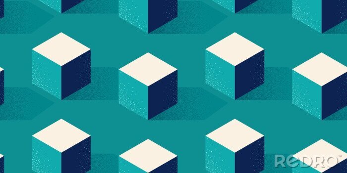 Fototapete Bauhaus 3D-Würfel