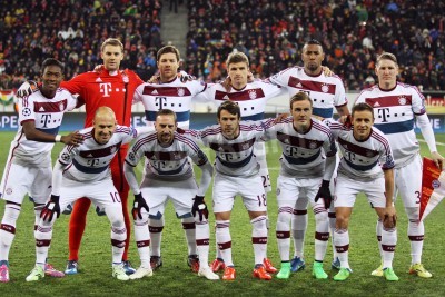 Fototapete Bayern München in der Champions League