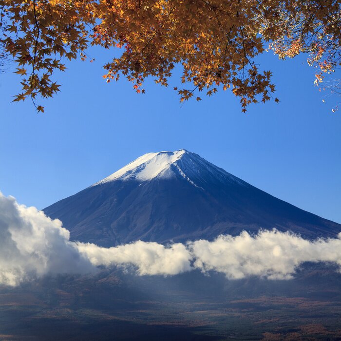 Fototapete Berg Fuji in Asien