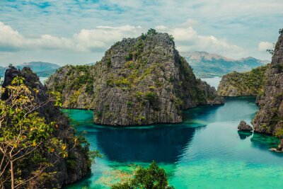 Fototapete Berge auf den Philippinen