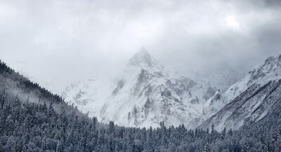 Berge und Natur im Winter