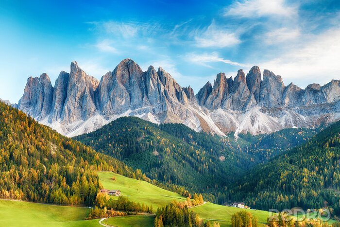 Fototapete Berglandschaft italienische Dolomiten