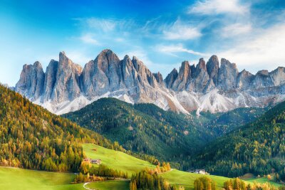 Fototapete Berglandschaft italienische Dolomiten