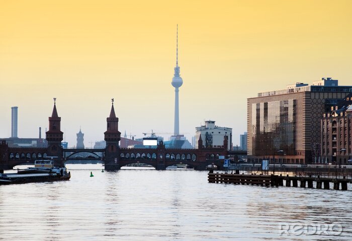 Fototapete Berlin im Morgengrauen