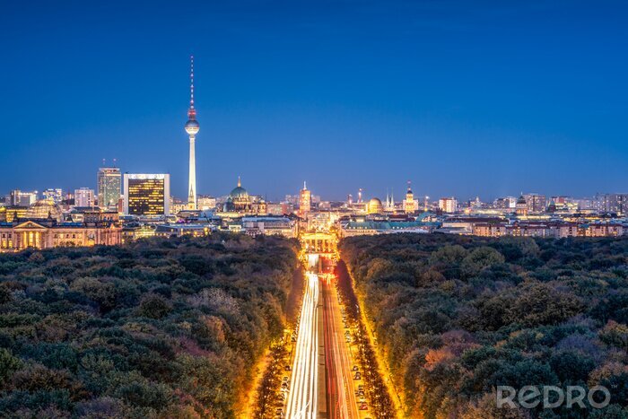 Fototapete Berlin Skyline